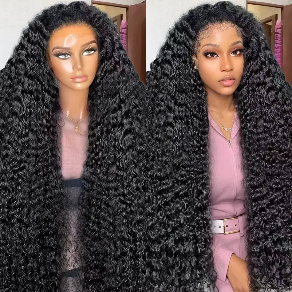 Deep Wave HD Lace Front Human Hair Wig